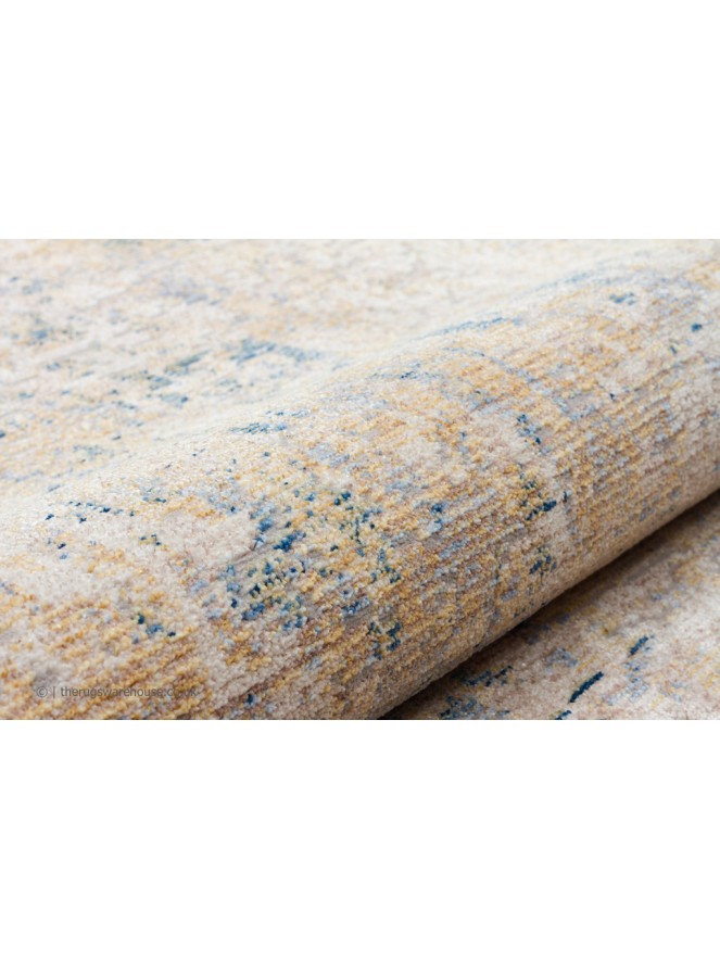 Essence Gold Teal Rug - 4