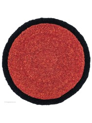 Mauritius Red Black Rug - Thumbnail - 8