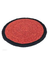 Mauritius Red Black Rug - Thumbnail - 7