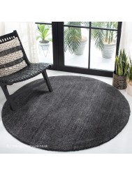 Basalt Charcoal Circle Rug - Thumbnail - 2