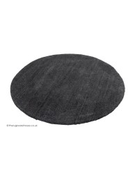Basalt Charcoal Circle Rug - Thumbnail - 7