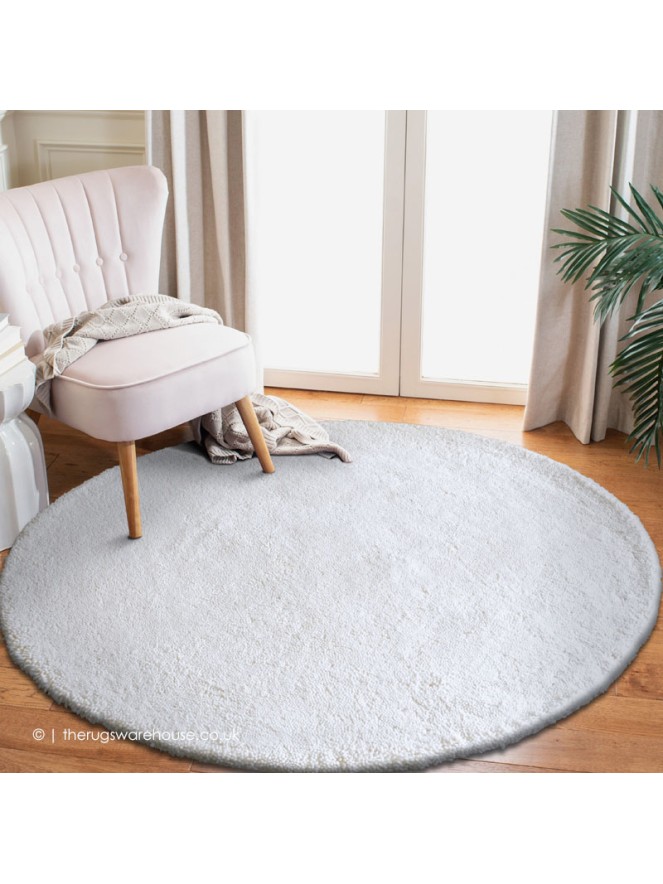 Gazebo Cream Circle Rug - 2