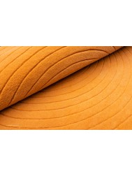 Harrare Orange Circle Rug - Thumbnail - 4