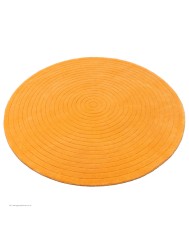 Harrare Orange Circle Rug - Thumbnail - 7