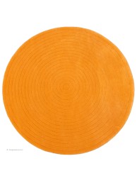 Harrare Orange Circle Rug - Thumbnail - 8
