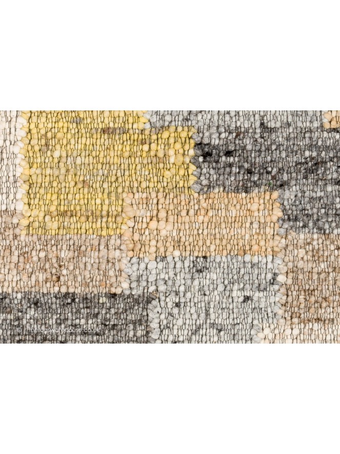 Meru Yellow Mix Rug - 4