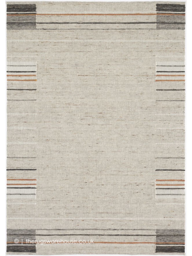 Cubis Ivory Orange Rug - 5