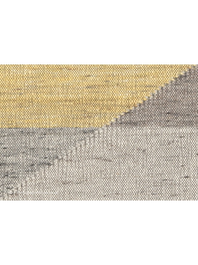 Edgy Grey Yellow Rug - 5