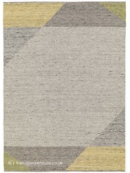 Edgy Grey Yellow Rug - Thumbnail - 6