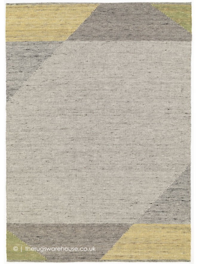 Edgy Grey Yellow Rug - 6