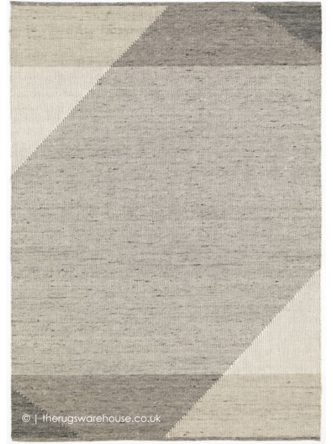 Edgy Grey Beige Rug - 6