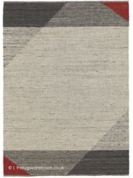 Edgy Grey Red Rug - Thumbnail - 6