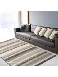 Prado Grey Cream Rug - Thumbnail - 2