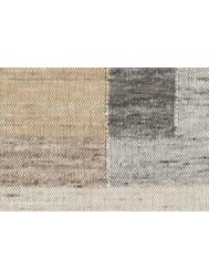 Tiko Blocks Grey Beige Rug - Thumbnail - 5