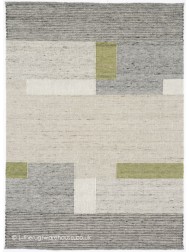 Tiko Blocks Grey Green Rug - Thumbnail - 6