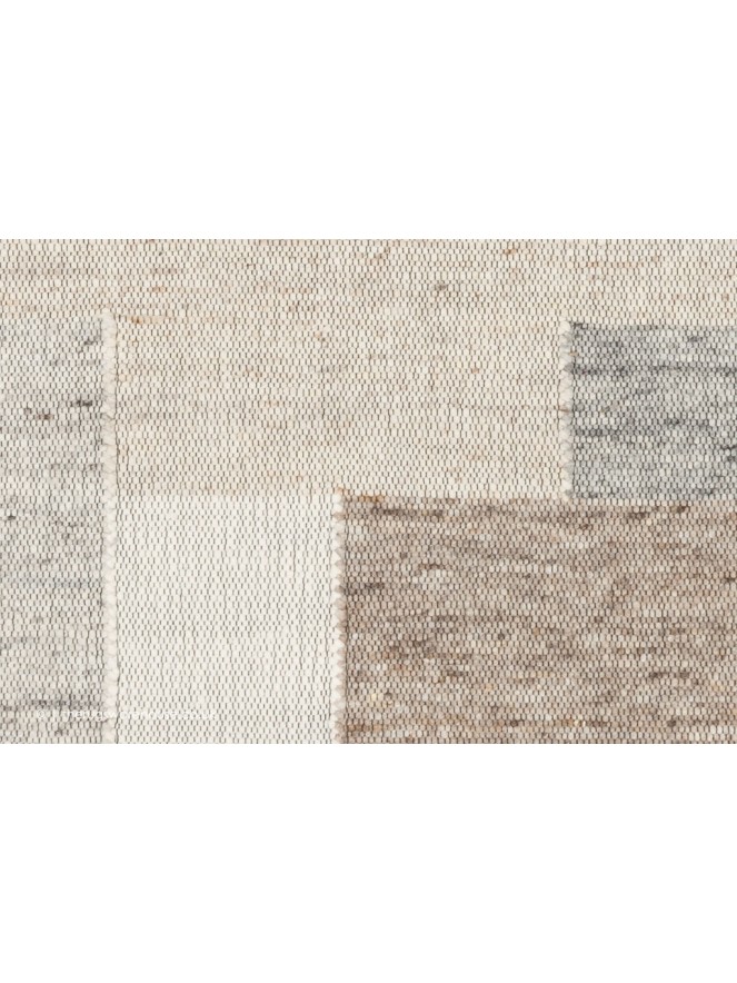 Tiko Blocks Ivory Beige Rug - 4