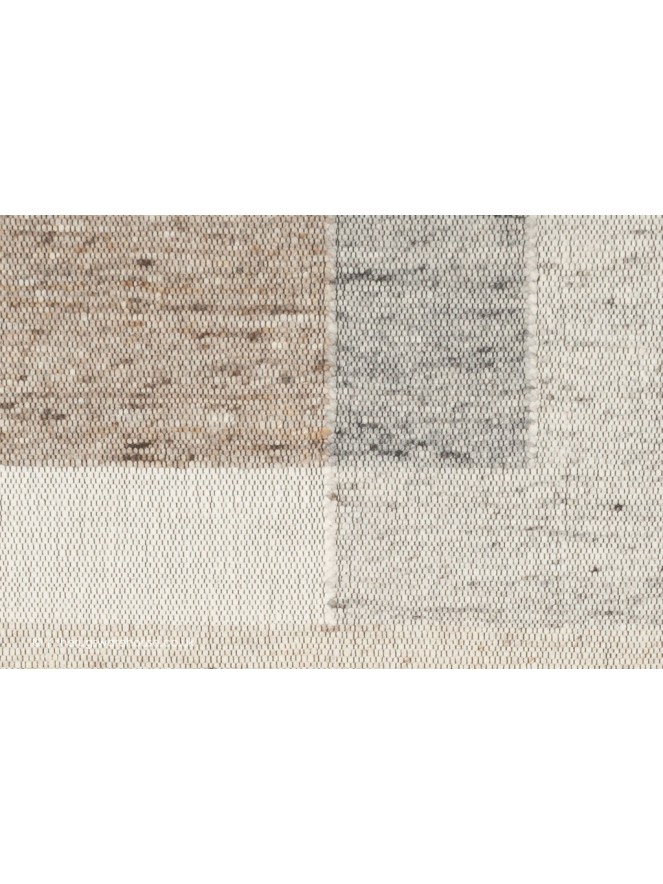 Tiko Blocks Ivory Beige Rug - 5