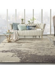 Celestial Ivory Grey Rug - Thumbnail - 2