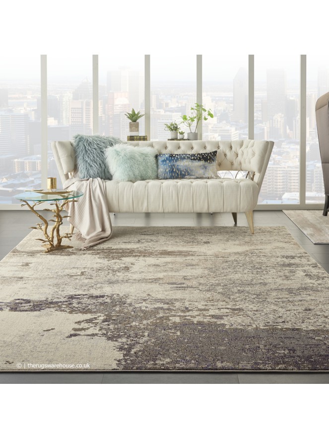 Celestial Ivory Grey Rug - 2