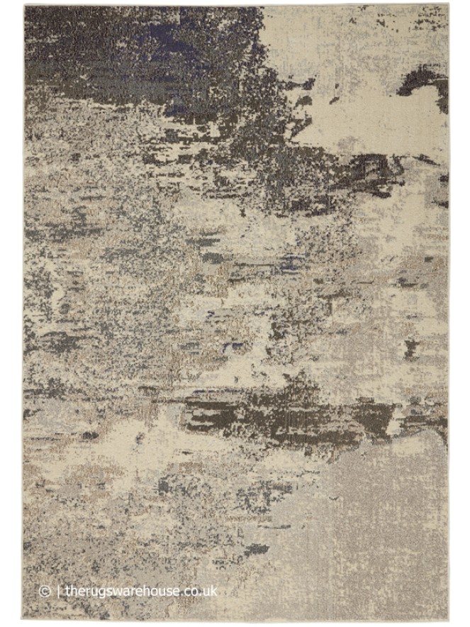 Celestial Ivory Grey Rug - 7