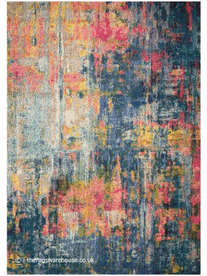 Celestial Blue Multi Rug - 5