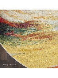 Celestial Waves Circle Rug - Thumbnail - 6