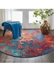 Celestial Atlantic Circle Rug - Thumbnail - 2