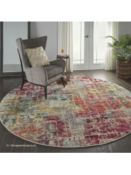 Celestial Palette Circle Rug - Thumbnail - 2