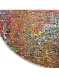 Celestial Sunset Circle Rug - Thumbnail - 5