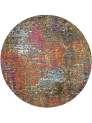 Celestial Sunset Circle Rug - Thumbnail - 6