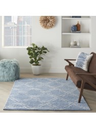 Venosa Blue Ivory Rug - Thumbnail - 2