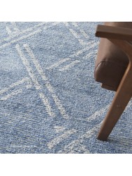 Venosa Blue Ivory Rug - Thumbnail - 3