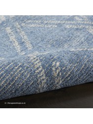 Venosa Blue Ivory Rug - Thumbnail - 4