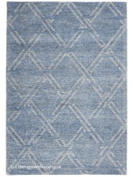 Venosa Blue Ivory Rug - Thumbnail - 8