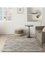 Venosa Grey Ivory Rug - Thumbnail - 3