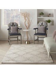 Venosa Ivory Grey Rug - Thumbnail - 2