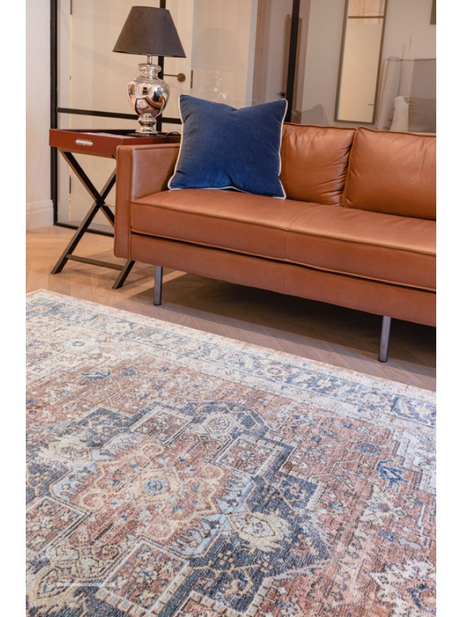 Heritage Rust Blue Rug - 3