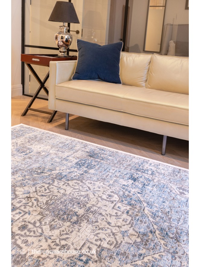 Heritage Ivory Blue Rug - 3