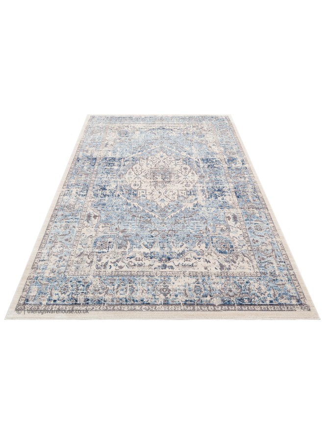 Heritage Ivory Blue Rug - 7