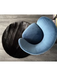 Heavenly Black Circle Rug - Thumbnail - 2