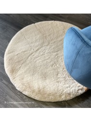 Heavenly Beige Circle Rug - Thumbnail - 2