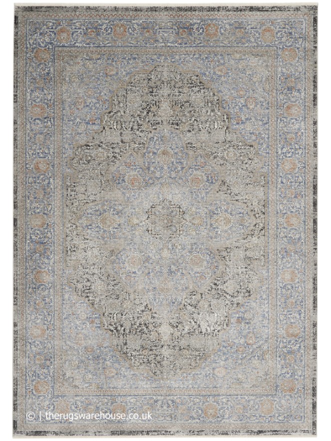 Starry Nights Blue Rug - 8