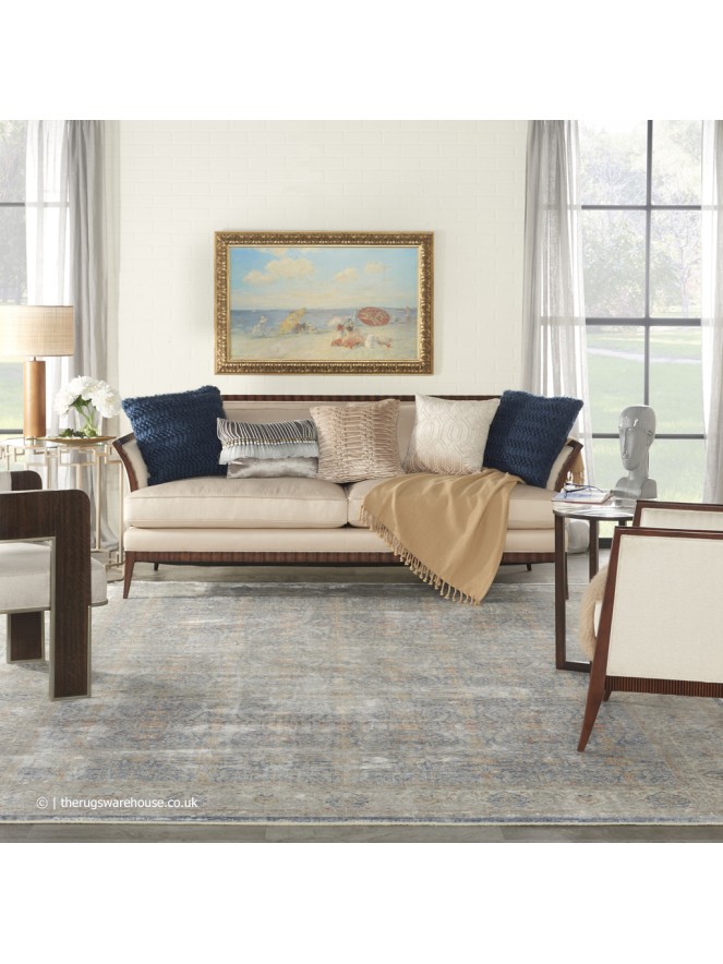 Starry Nights Light Blue Rug - 3