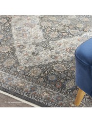 Starry Nights Grey Blue Rug - Thumbnail - 3