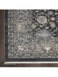 Starry Nights Grey Blue Rug - Thumbnail - 4