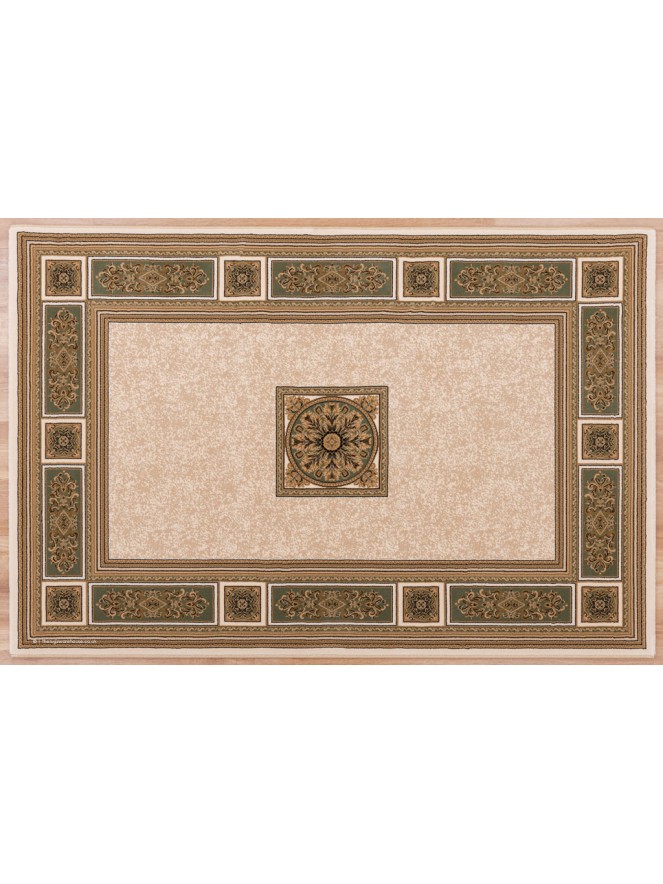 Piero Ivory Green Rug - 8