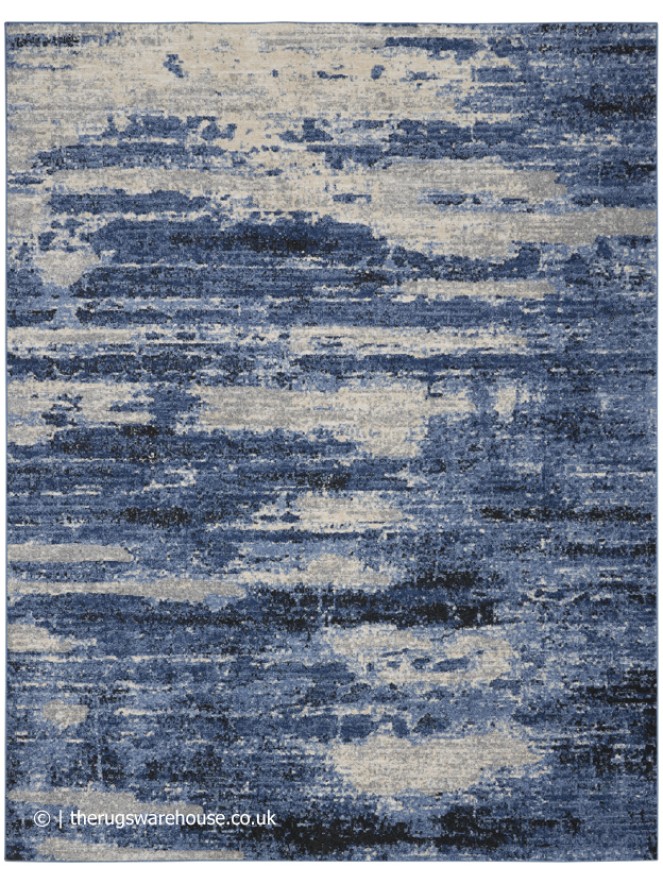 Riverflow Blue Grey Rug - 6