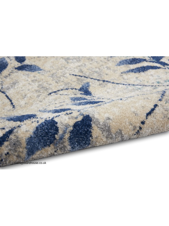 Riverflow Beige Navy Rug - 4