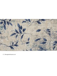 Riverflow Beige Navy Rug - Thumbnail - 5