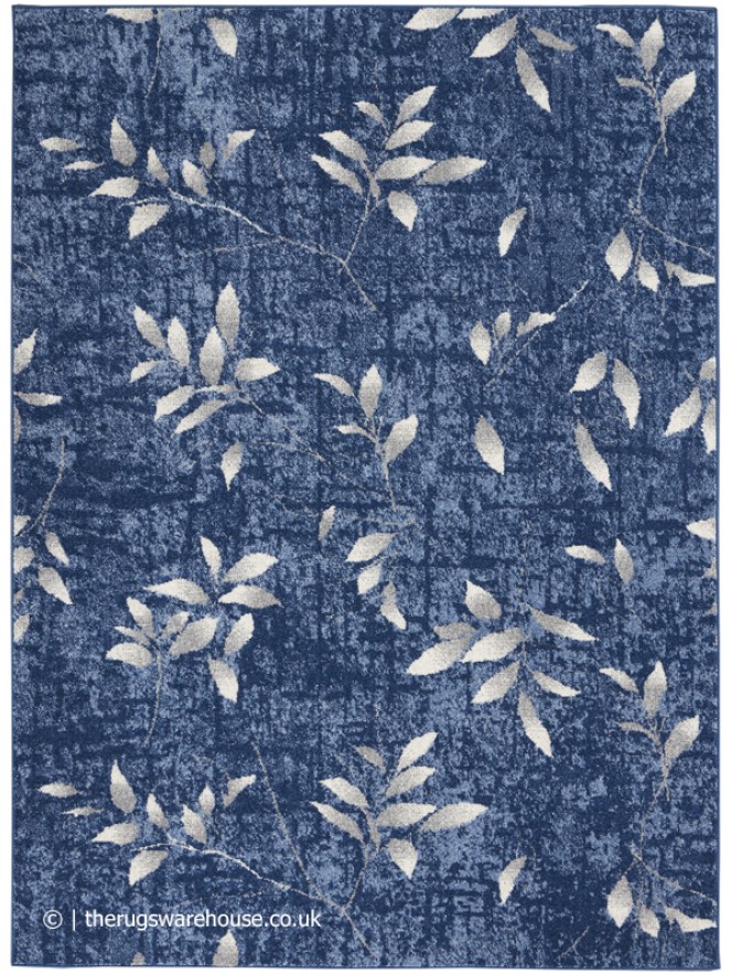 Riverflow Navy Ivory Rug - 5